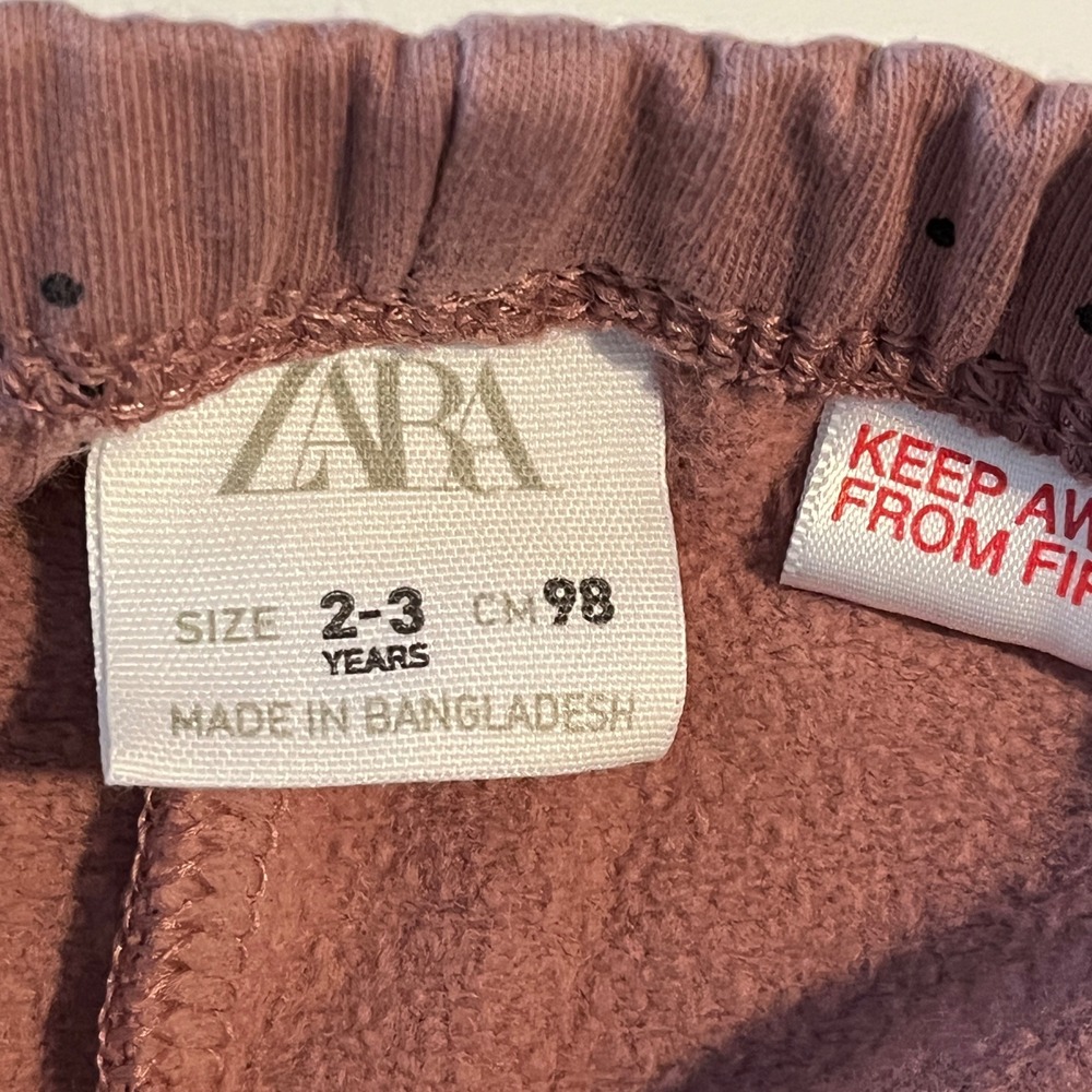 Zara Kids Penguin Print Winter Cotton Lounge Pants Size 2-3 - Picture 5 of 5